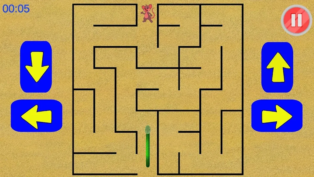 Snake Maze game [MOD: без рекламы и бесконечные жизни] последняя версия — скриншот 3