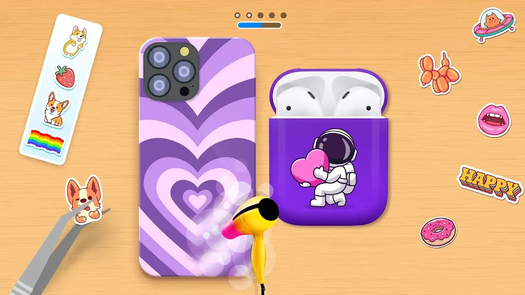 Скачать Phone Case DIY [MOD: безлимитные деньги и все предметы] на телефон — скриншот 3