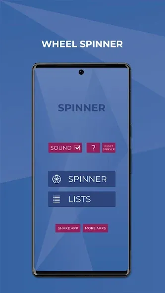 Wheel Spinner - Random Picker [MOD: без рекламы и разблокированы все темы] (Бесплатно / APK) — скриншот 1