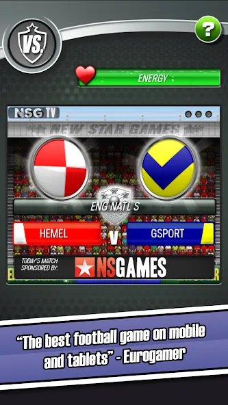 Скачать New Star Soccer [MOD: безлимитные деньги и энергия] — скриншот 1