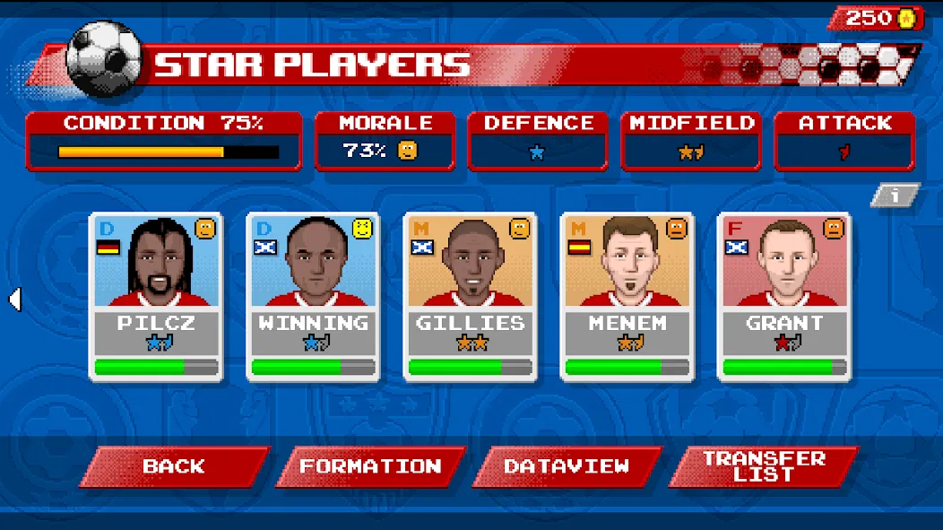 Взломанная Retro Goal [MOD: безлимитные деньги и энергия] на Андроид — скриншот 3