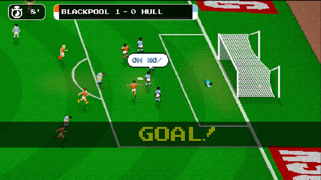 Взломанная Retro Goal [MOD: безлимитные деньги и энергия] на Андроид — скриншот 4