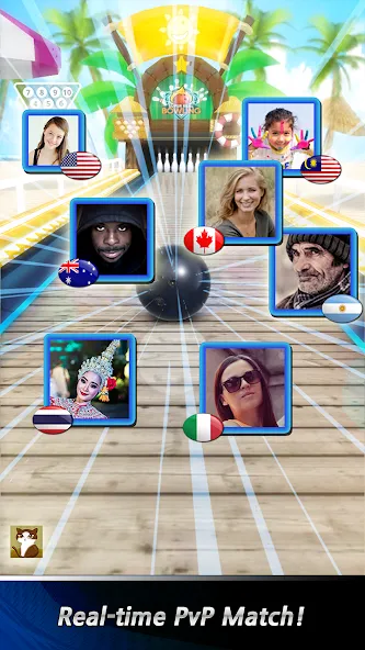 Скачать Bowling Club : 3D bowling [MOD: безлимитные деньги и все шары] на телефон — скриншот 2