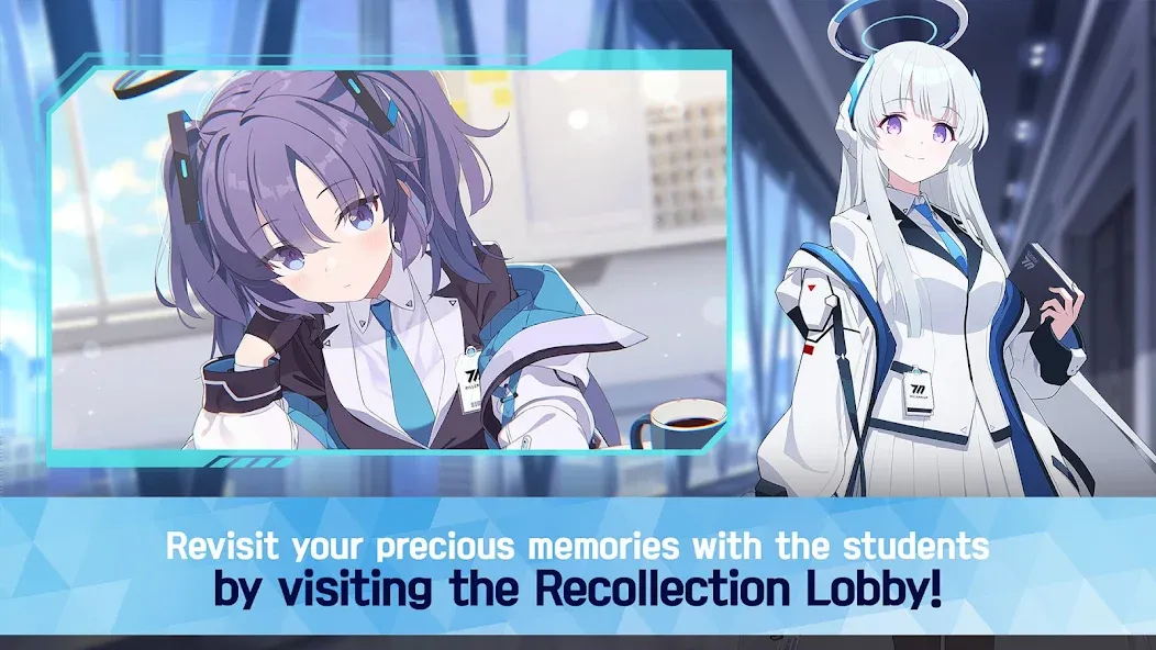 Blue Archive [MOD: безлимитные ресурсы и усиленные персонажи] (Бесплатно / APK) — скриншот 4