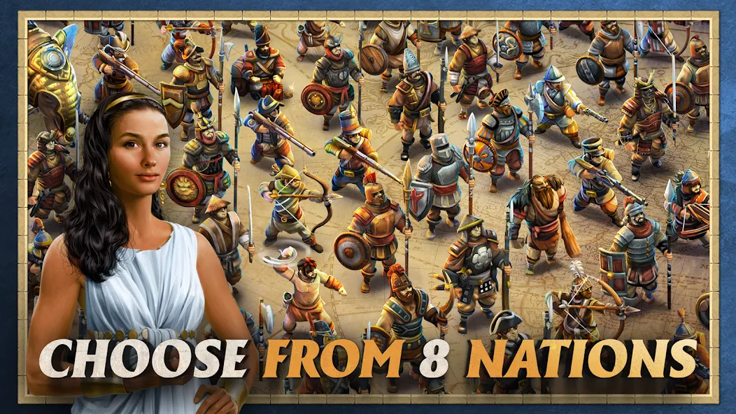 DomiNations Asia [MOD: безлимитные ресурсы и ускоренное развитие] на Андроид — скриншот 5