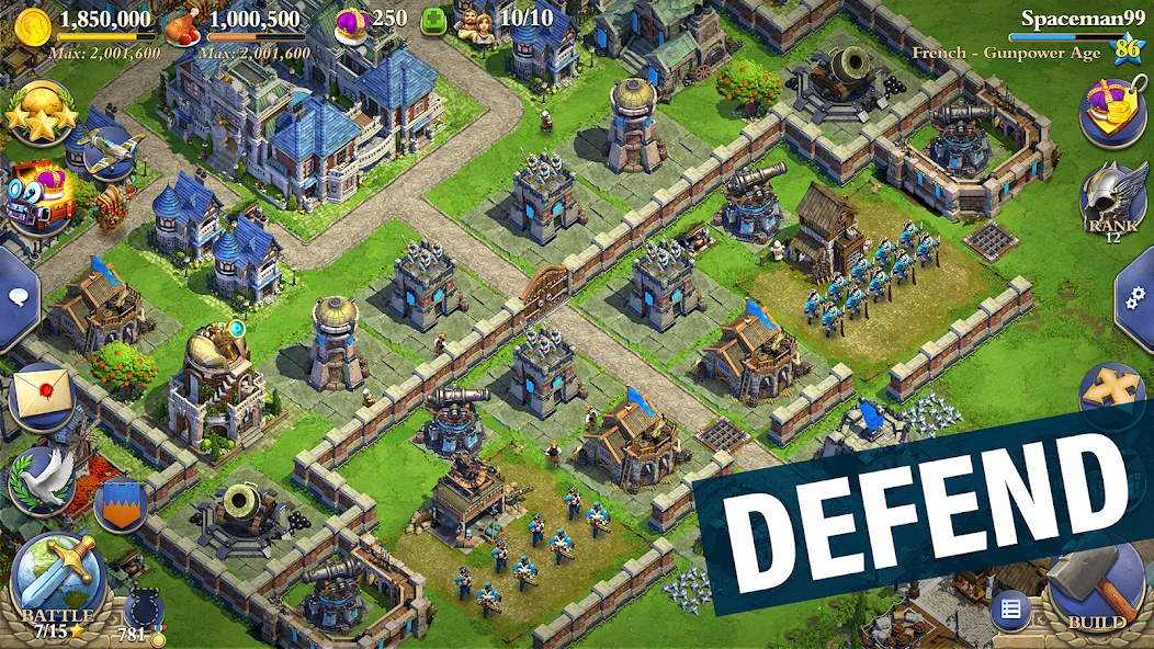 Скачать DomiNations [MOD: много ресурсов и быстрое развитие] — скриншот 2