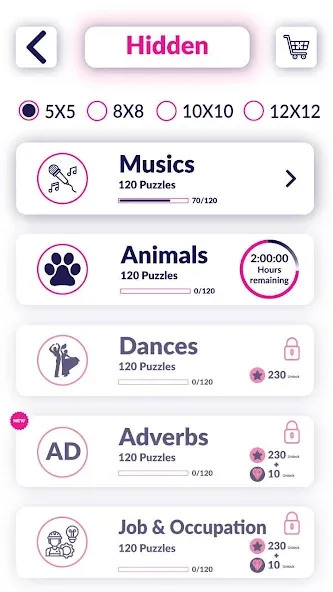 Word Search Puzzle [MOD: безлимитные подсказки и открыты все уровни] (Бесплатно / APK) — скриншот 4