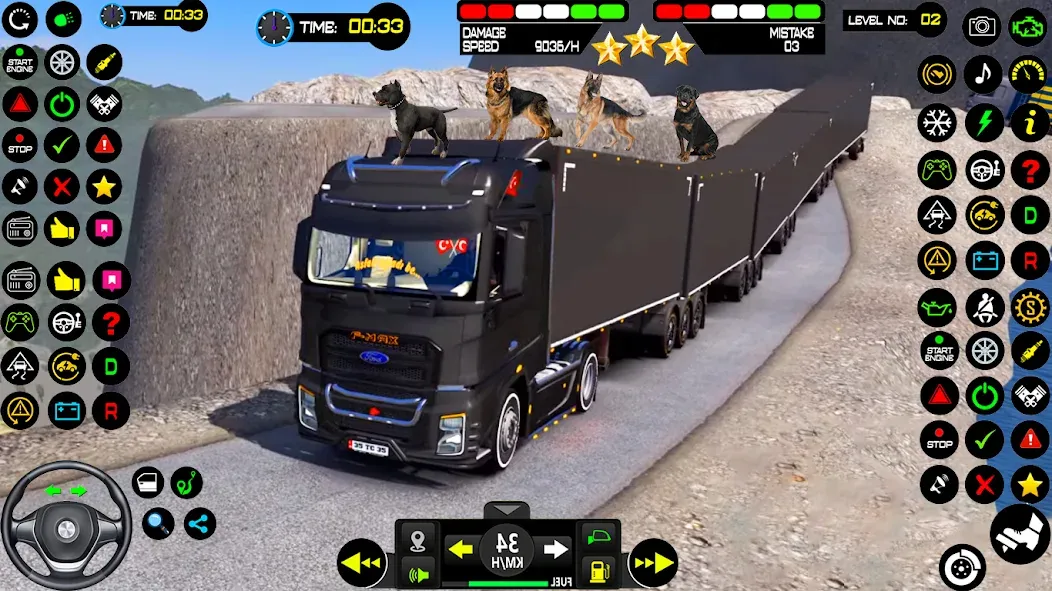 Cargo Truck Driving Truck Game [MOD: безлимитные деньги и топливо] — Скачать бесплатно (APK) — скриншот 2