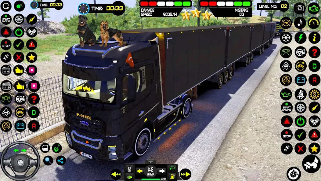 Cargo Truck Driving Truck Game [MOD: безлимитные деньги и топливо] — Скачать бесплатно (APK) — скриншот 3