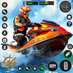 Скачать Jetski Boat Racing: Boat Games [MOD: безлимитные деньги и топливо] на телефон