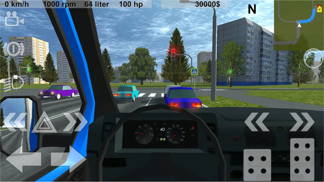 Russian Light Truck Simulator [MOD: безлимитные деньги и топливо] (Бесплатно / APK) — скриншот 3