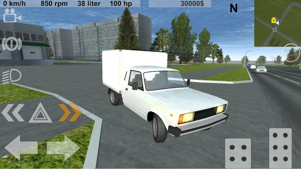 Russian Light Truck Simulator [MOD: безлимитные деньги и топливо] (Бесплатно / APK) — скриншот 5