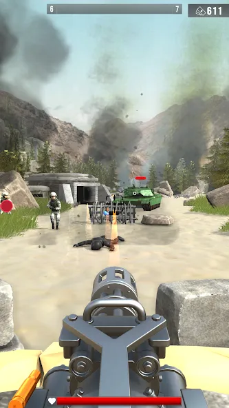 Infantry Attack: War 3D FPS [MOD: безлимитные деньги и оружие] (Бесплатно / APK) — скриншот 2