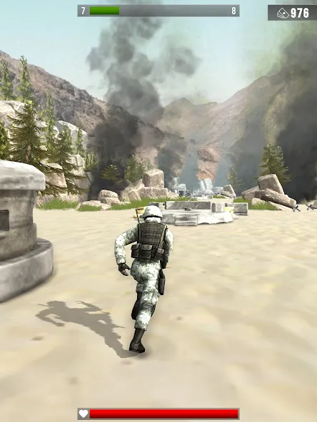 Infantry Attack: War 3D FPS [MOD: безлимитные деньги и оружие] (Бесплатно / APK) — скриншот 4
