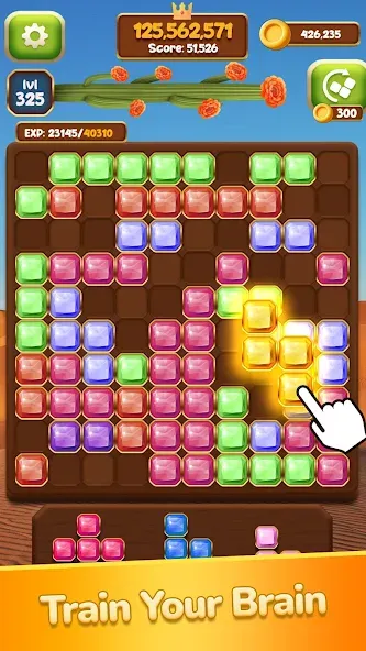 Скачать взлом Diamond Treasure Puzzle [MOD: безлимитные подсказки и ходы] — скриншот 3