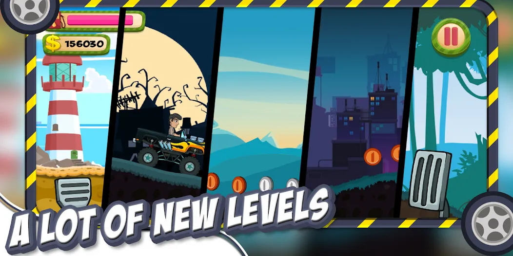 Hill Racing – Offroad Hill Adv [MOD: безлимитные деньги и топливо] на Андроид — скриншот 1