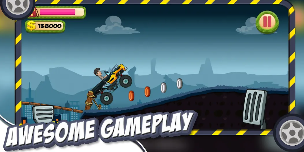 Hill Racing – Offroad Hill Adv [MOD: безлимитные деньги и топливо] на Андроид — скриншот 3