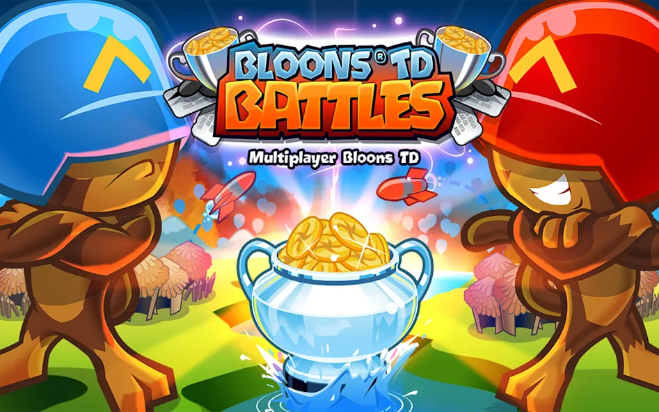 Скачать Bloons TD Battles [MOD: безлимитные деньги и все башни открыты] — скриншот 1