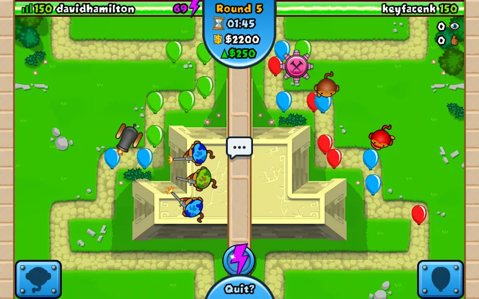 Скачать Bloons TD Battles [MOD: безлимитные деньги и все башни открыты] — скриншот 2