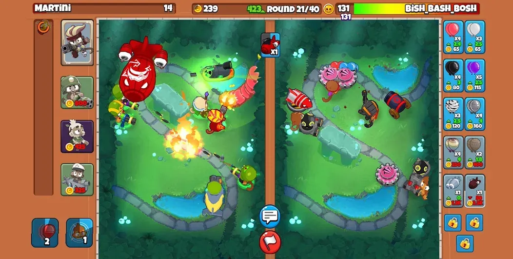 Bloons TD Battles 2 [MOD: безлимитные деньги и разблокировано всё] на Андроид — скриншот 2