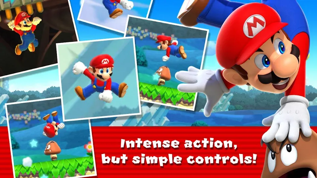 Super Mario Run [MOD: безлимитные монеты и разблокированы уровни] — Скачать бесплатно (APK) — скриншот 2