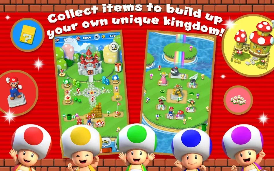 Super Mario Run [MOD: безлимитные монеты и разблокированы уровни] — Скачать бесплатно (APK) — скриншот 5