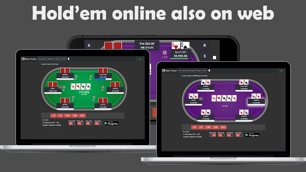 Скачать Poker Pocket Poker Games [MOD: безлимитные фишки и все режимы] на телефон — скриншот 2