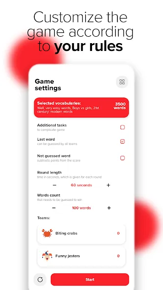 Скачать взлом Alias - Word board game [MOD: безлимитные подсказки и очки] — скриншот 2