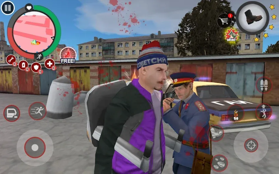 Slavic Gangster Style [MOD: безлимитные деньги и оружие] последняя версия — скриншот 2