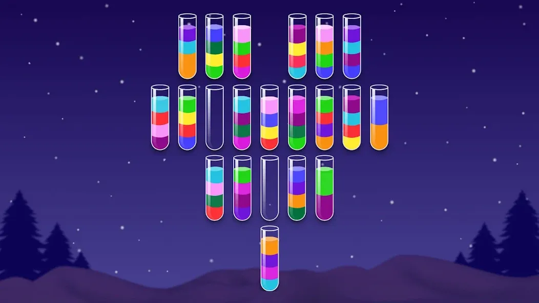 Color Water Sort Wooden Puzzle [MOD: без рекламы и все уровни открыты] — Скачать бесплатно (APK) — скриншот 3