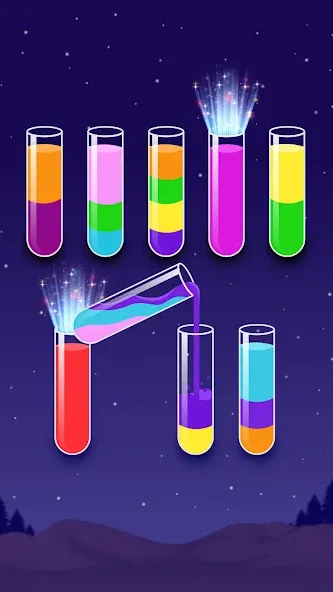 Color Water Sort Wooden Puzzle [MOD: без рекламы и все уровни открыты] — Скачать бесплатно (APK) — скриншот 4