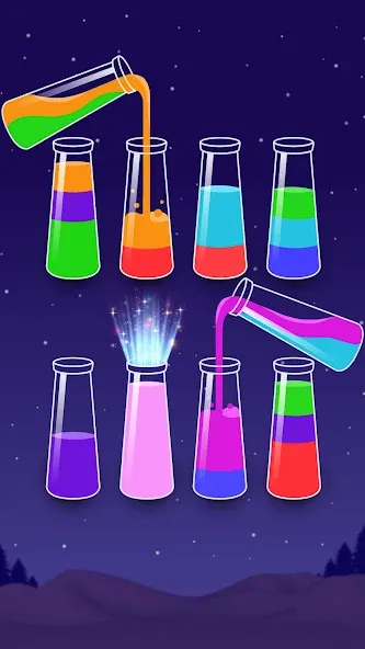 Color Water Sort Wooden Puzzle [MOD: без рекламы и все уровни открыты] — Скачать бесплатно (APK) — скриншот 5