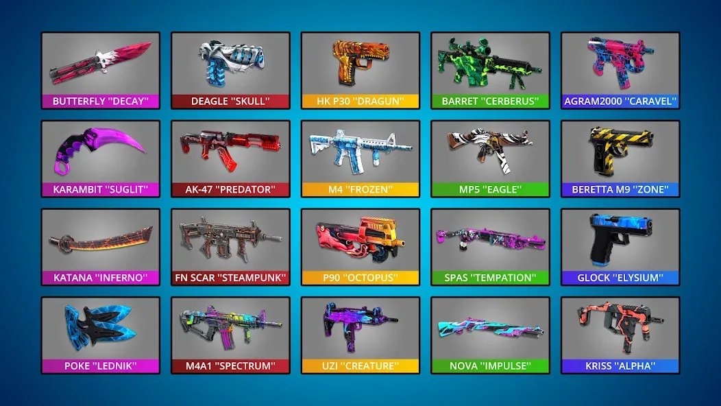POLYWAR: 3D FPS online shooter [MOD: много денег и оружия] — Скачать бесплатно (APK) — скриншот 3