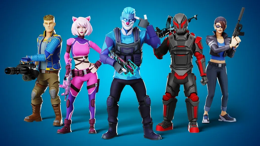 POLYWAR: 3D FPS online shooter [MOD: много денег и оружия] — Скачать бесплатно (APK) — скриншот 5
