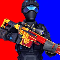 POLYWAR: 3D FPS online shooter [MOD: много денег и оружия] — Скачать бесплатно (APK)