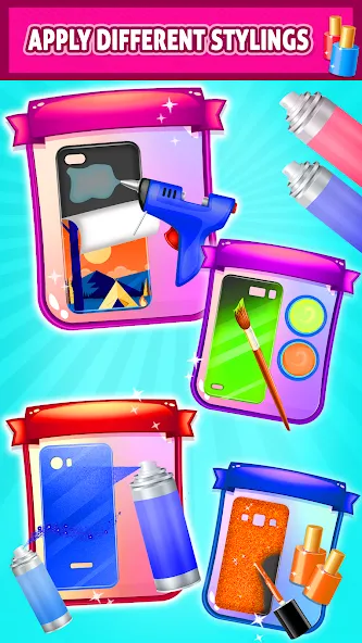 Скачать Mobile Phone Case DIY [MOD: больше дизайнов и быстрый заработок] на телефон — скриншот 2