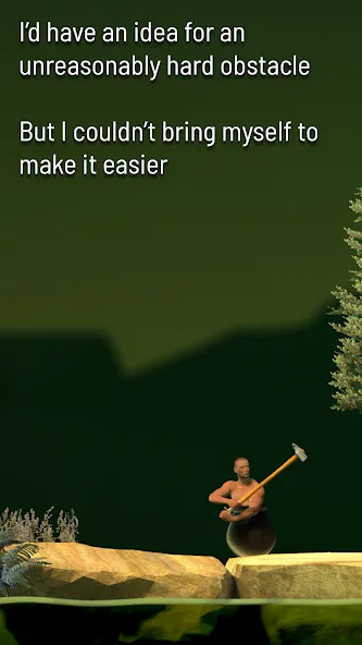 Getting Over It [MOD: бесконечные попытки и лёгкое прохождение] (Бесплатно / APK) — скриншот 2