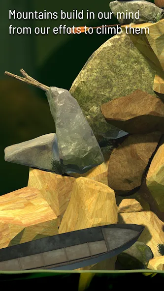 Getting Over It [MOD: бесконечные попытки и лёгкое прохождение] (Бесплатно / APK) — скриншот 4