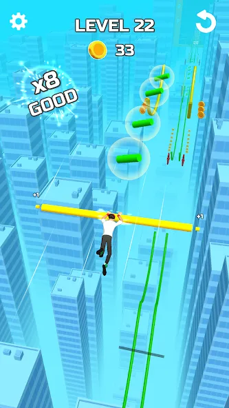 Stunt Rails [MOD: безлимитные деньги и все вагоны] (Бесплатно / APK) — скриншот 1