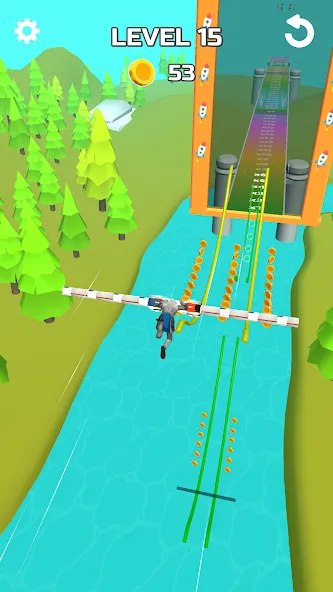 Stunt Rails [MOD: безлимитные деньги и все вагоны] (Бесплатно / APK) — скриншот 2