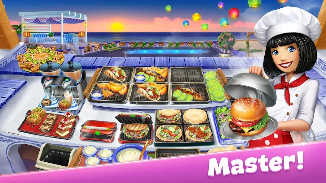 Cooking Fever: Restaurant Game [MOD: безлимитные монеты и все рестораны открыты] на Андроид — скриншот 3