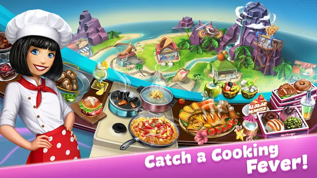 Cooking Fever: Restaurant Game [MOD: безлимитные монеты и все рестораны открыты] на Андроид — скриншот 5