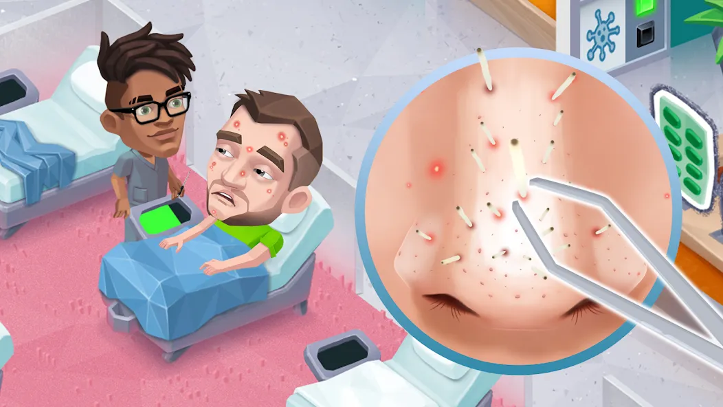 Скачать Happy Clinic: Hospital Game [MOD: безлимитные монеты и ускоренное лечение] — скриншот 3