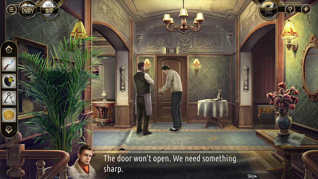 Скачать взлом Murder in Alps: Hidden Mystery [MOD: безлимитные подсказки и энергия] — скриншот 2