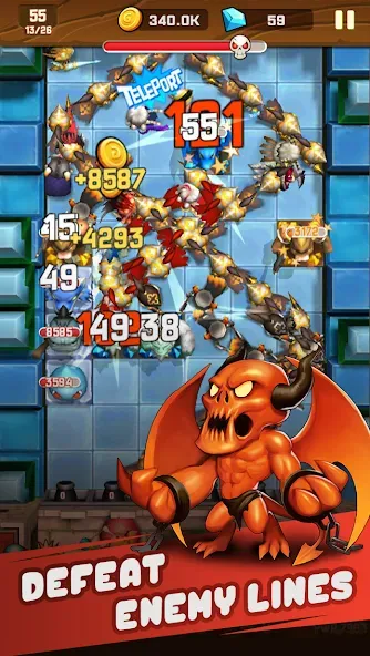 Monster Breaker Hero [MOD: безлимитные деньги и усиленные герои] — Скачать бесплатно (APK) — скриншот 3