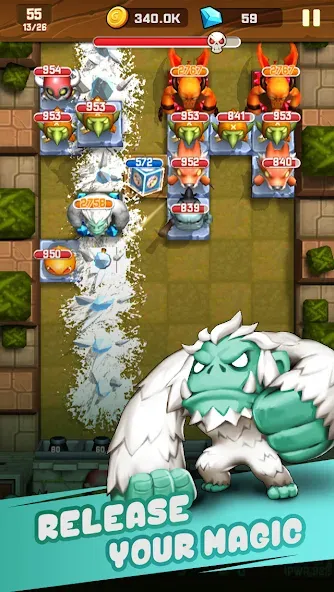 Monster Breaker Hero [MOD: безлимитные деньги и усиленные герои] — Скачать бесплатно (APK) — скриншот 4