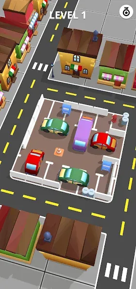 Car Parking Jam 3D: Move it! [MOD: без рекламы и все машины открыты] на Андроид — скриншот 1
