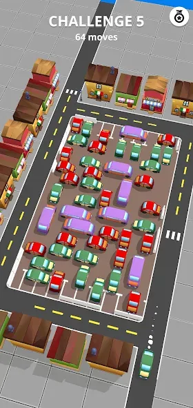 Car Parking Jam 3D: Move it! [MOD: без рекламы и все машины открыты] на Андроид — скриншот 2