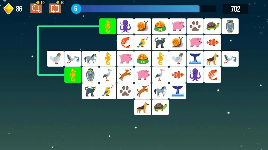 Pet Connect: Tile Puzzle Match [MOD: безлимитные монеты и подсказки] (Бесплатно / APK) — скриншот 5