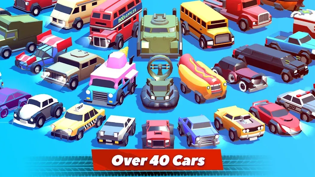 Скачать Crash of Cars [MOD: безлимитные монеты и разблокированы машины] — скриншот 4
